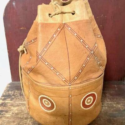 Leather Peasant Bag
