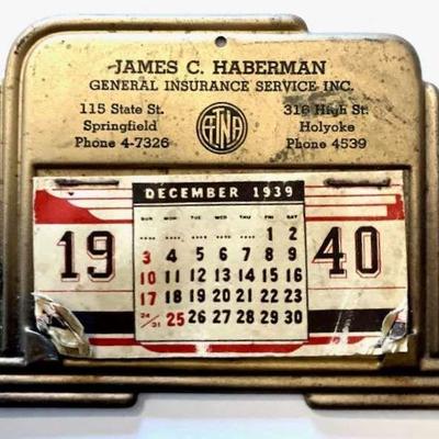 1940 Aetna Calendar
