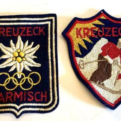 Two (2) Ski Patches from Switzerland
