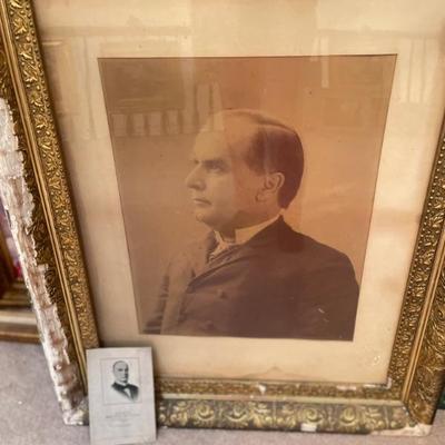 William McKinley portrait that hung in the  Congressional Library during his Presidency. 