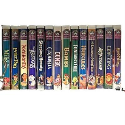 Lot 300-182  
Disney VHS Collection Set of Fourteen (14)