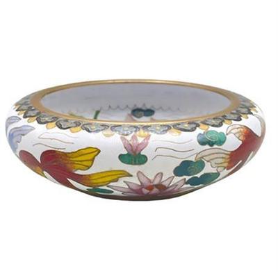Lot 108  
Vintage Chinese Cloisonne Goldfish Bowl