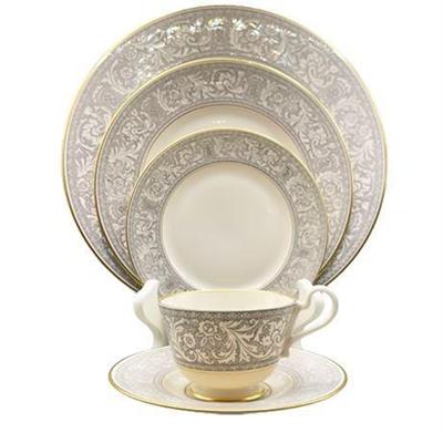 Lot 151  
Renaissance Grey by FRANCISCAN China, Five Piece Setting for Four (4)