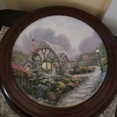 Thomas Kincaid Chandlers Cottage collector plate