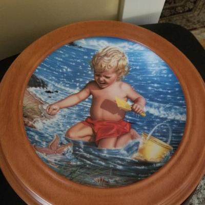 Christopher collector plate by Higgins