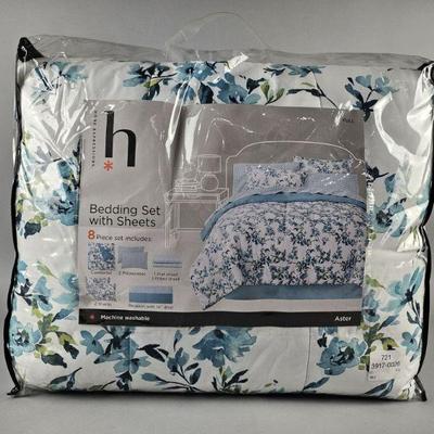 Lot 347 | New Home Expressions 8pc Full Bedding Set