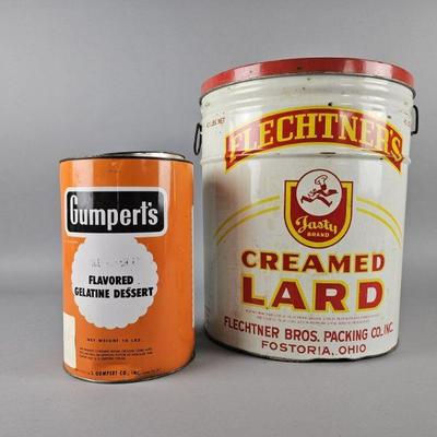 Lot 259 | Vintage Gumpert's & Flechtner's Tins