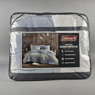 Lot 336 | New Coleman Bryce Plaid F/Q Comforter Set