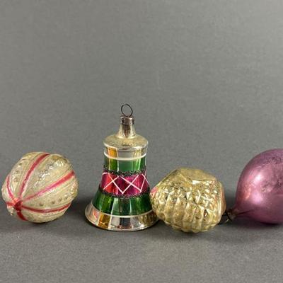 Lot 80 | Antique Mercury Glass Ornaments