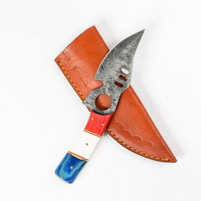 Lot 103u | Handmade Damascus Steel Knife