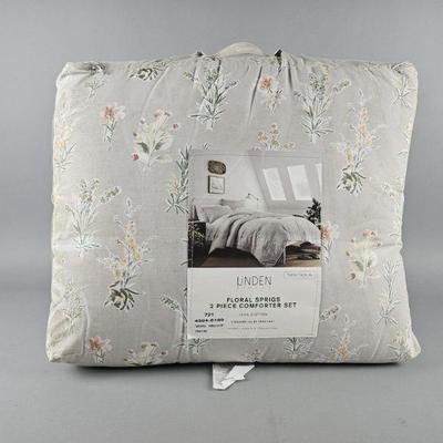 Lot 342 | Linden Street Floral Sprigs 2pc TW Comforter Set
