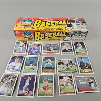 Lot 564 | 1990 MLB Topps 40 Years of Baseball Set