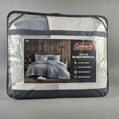 Lot 157 | New Coleman Bryce Plaid F/Q Comforter Set