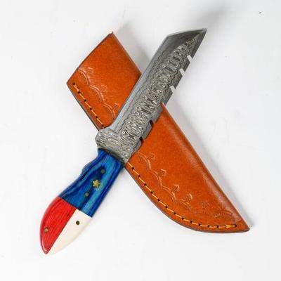 Lot 103f | Handmade Damascus Steel Knife