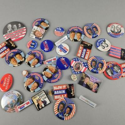 Lot 109 | Vintage Clinton Gore Campaign Pinbacks