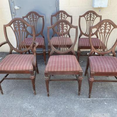 Lot 280 | 6 Vintage Fenster & Co. Dining Room Chairs