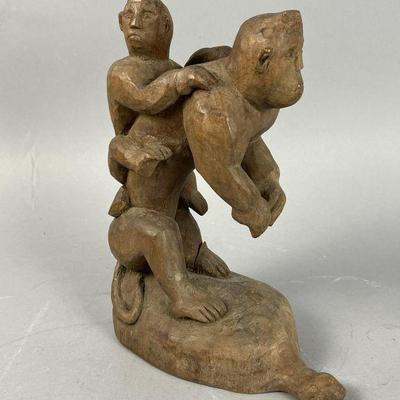 Lot 6 | Hand Carved Wood Statue