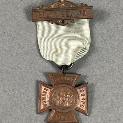 Lot 134 | Antique Post Civil War Women's Relief Corp Medal