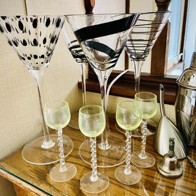 Discontinued LSA International Jazz Cocktail Glasses Set of 4