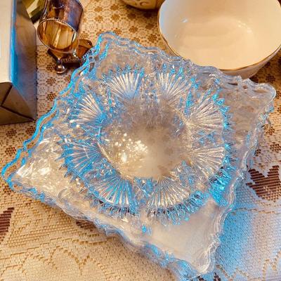 Gorgeous Lead Crystal Serving Plates