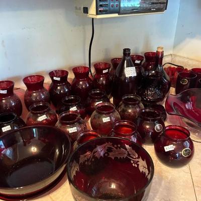 Beautiful selection of Royal Ruby Red