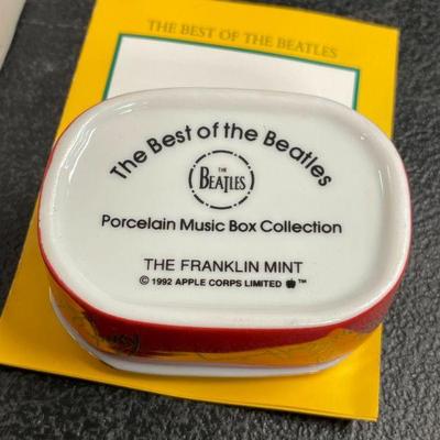 Sale Photo Thumbnail #178: Beatles - Franklin Mint Music Boxes