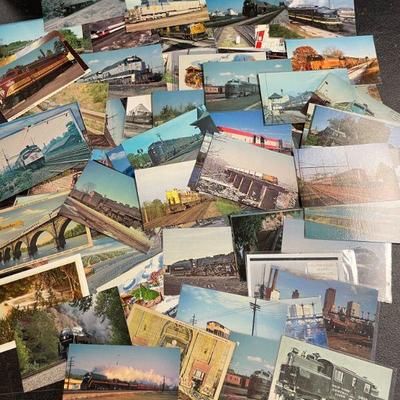 Railroad Postcard Lot 