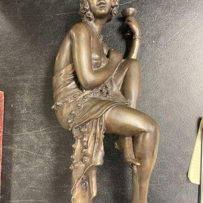 Sale Photo Thumbnail #189: Bronze Flapper Statue Fernando De Luca
