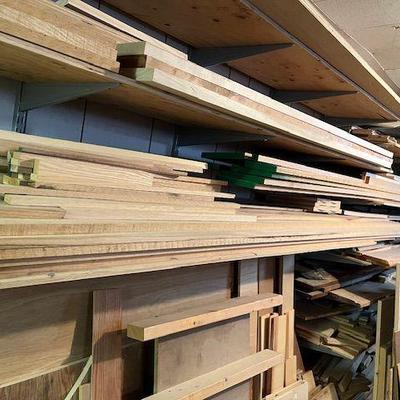Variety of wood - oak, walnut, pine and more!
