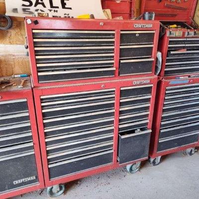Craftsman Tool Chests FULL of tools