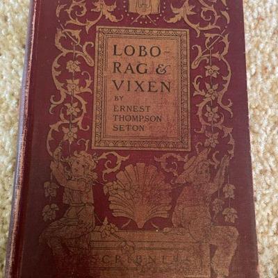 Lobo Rag & Vixen antique book