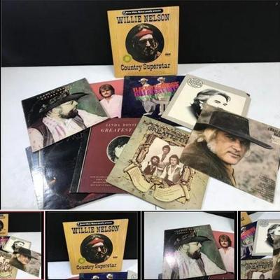 Lot # : 185 - Collection of Albums- Willie Nelson
Ricky Skaggs , Charlie Daniels, Charlie Pride and more.
