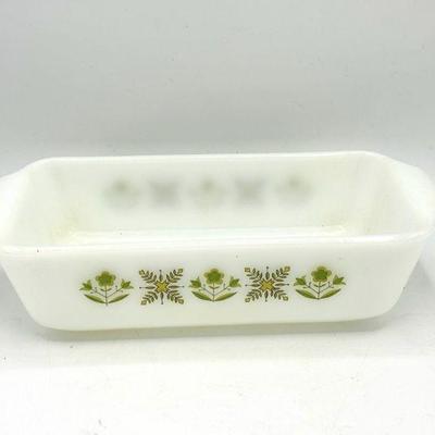 Vintage Fire King Meadow Dish
