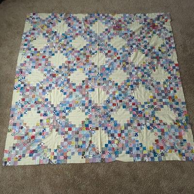 Large Unfinished Homemade Quilt 75