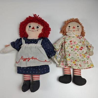 1940s and 1988 Raggedy Ann Dolls