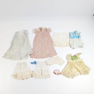 Lot of Vintage Doll Clothes for 10-14