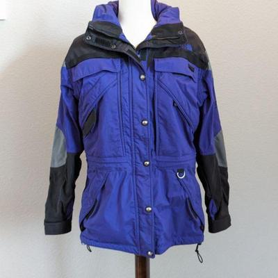 The North Face Women's Size 10 Extreme Gear Purple Hooded Ski Jacket 