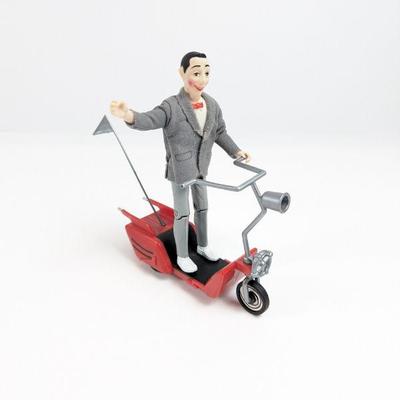 Vintage 1988 Pee-Wee Herman MOC Matchbox Playhouse Figure with Scooter ~ Bendable Posable Toy