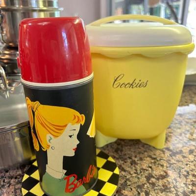 1962 Barbie thermos