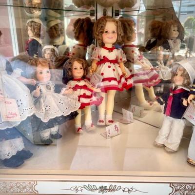 Shirley Temple  collectible dolls in two sizes