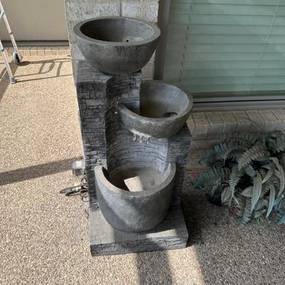 concrete water fountain 