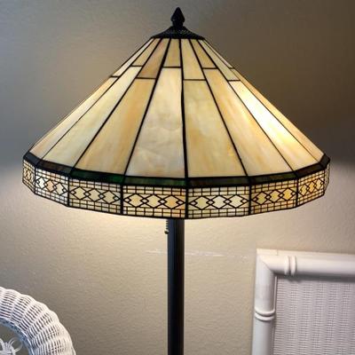 Sale Photo Thumbnail #125: Tiffany style floor lamp
