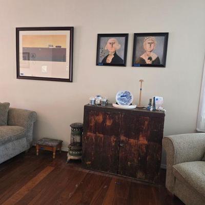 Wood cabinet is sold