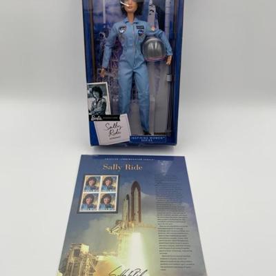 Sally Ride Tribute - USPS Stamps & Barbie Figure