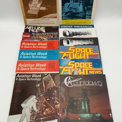 Misc. Space/Flight Journals & Magazines - 1960s - 1990s