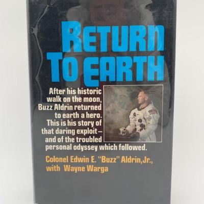 RETURN TO EARTH Book - Astronaut Signed: Buzz Aldrin