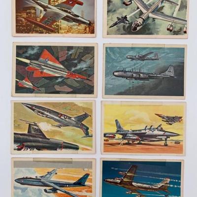 Revell Air Power Series - 8 Historic Collectors' Cards - early 1960s