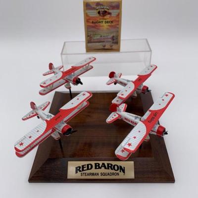 Red Baron Stearman Squad Model - Pizza Planes