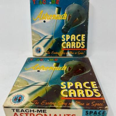 Vintage Teach-Me Astronauts Space Cards