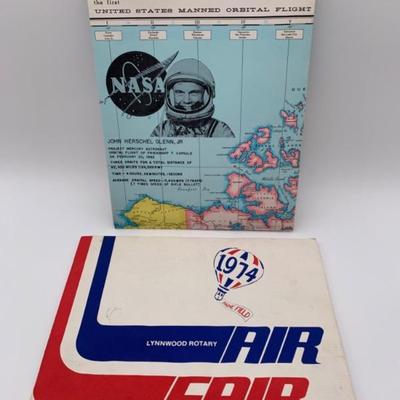 Local History : 1962 World's Fair Orbital Map & 1974 Paine Airshow